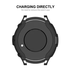 ENKAY TPU FULL BODY Kryt so sklom Samsung Galaxy Watch6 Classic 47mm modrý