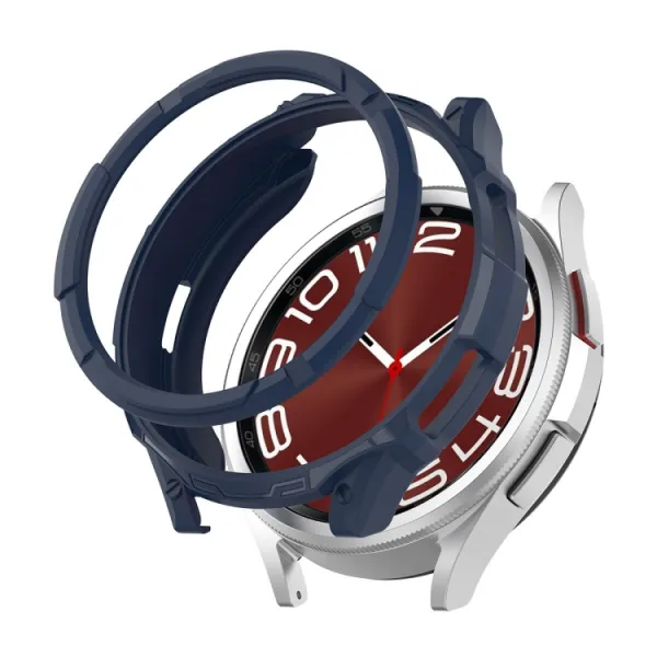 ENKAY TPU FULL BODY Kryt so sklom Samsung Galaxy Watch6 Classic 47mm modrý