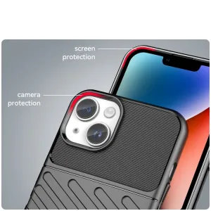 THUNDER Ochranný kryt Apple iPhone 15 Plus čierny