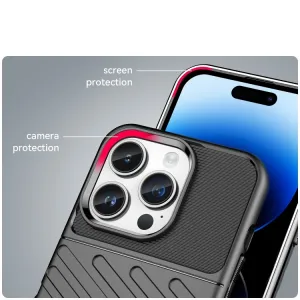 THUNDER Ochranný kryt Apple iPhone 15 Pro Max čierny