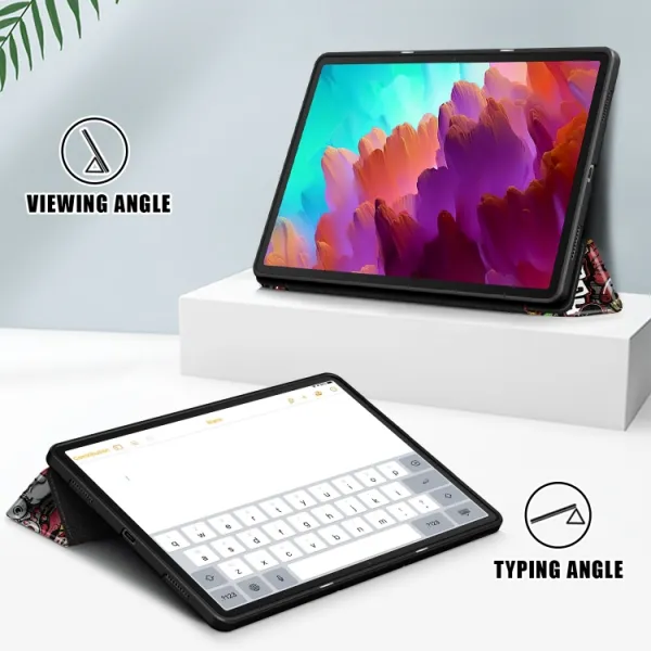 ART Zaklápací obal Lenovo Tab P12 GRAFFITI