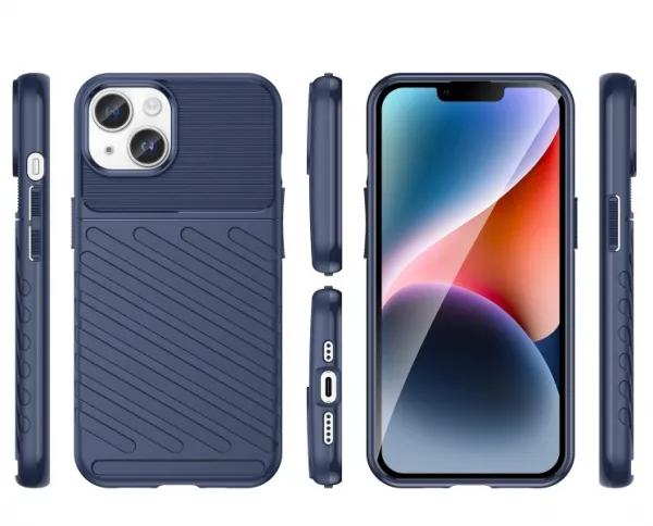 THUNDER Ochranný kryt Apple iPhone 15 modrý