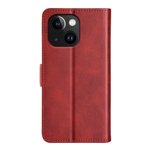 SIDE Peňaženkové puzdro pre Apple iPhone 15 Plus červené