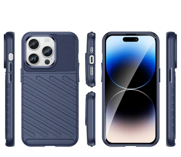THUNDER Ochranný kryt Apple iPhone 15 Pro Max modrý