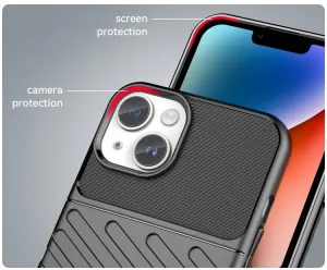 THUNDER Ochranný kryt Apple iPhone 15 čierny