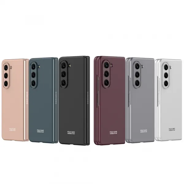GKK PLASTIC Ochranný kryt Samsung Galaxy Z Fold5 5G strieborný