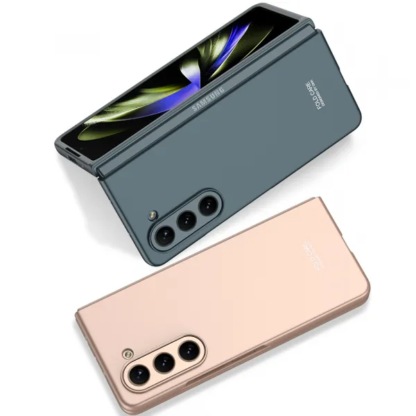 GKK PLASTIC Ochranný kryt Samsung Galaxy Z Fold5 5G ružovozlatý