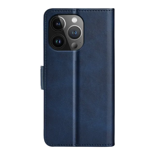 SIDE Peňaženkové puzdro pre Apple iPhone 15 Pro Max modré