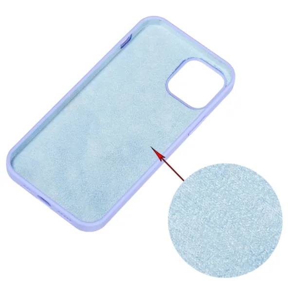 RUBBER Ochranný kryt pre Apple iPhone 15 Plus fialový