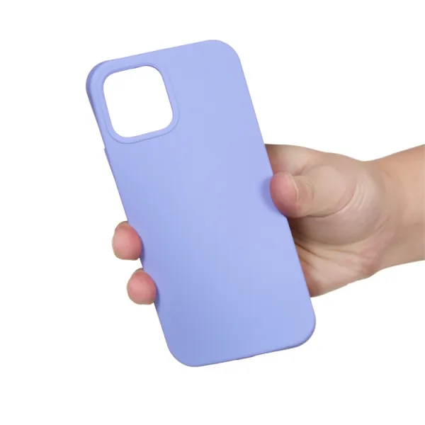RUBBER Ochranný kryt pre Apple iPhone 15 Pro fialový