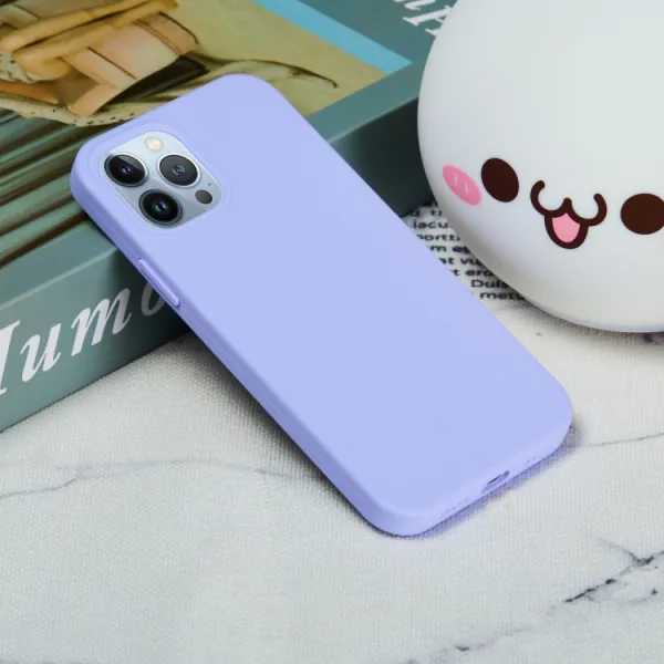 RUBBER Ochranný kryt pre Apple iPhone 15 Pro fialový