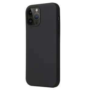 RUBBER Ochranný kryt pre Apple iPhone 15 Pro Max čierny