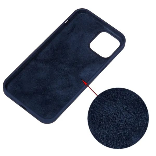 RUBBER Ochranný kryt pre Apple iPhone 15 Plus modrý