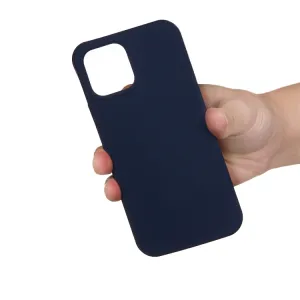 RUBBER Ochranný kryt pre Apple iPhone 15 Plus modrý