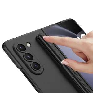GKK PEN Plastový kryt s držiakom pre S Pen Samsung Galaxy Z Fold5 5G ružovozlatý