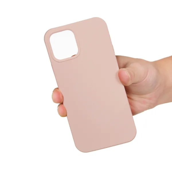 RUBBER Ochranný kryt pre Apple iPhone 15 Pro ružový
