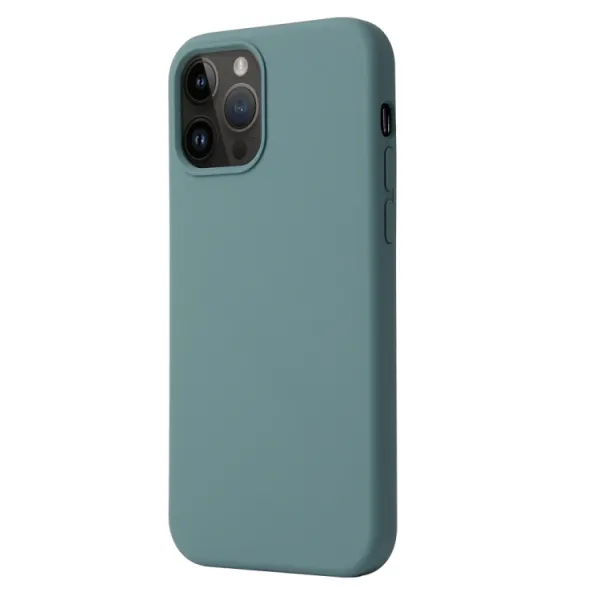 RUBBER Ochranný kryt pre Apple iPhone 15 Pro Max zelený