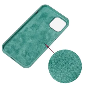 RUBBER Ochranný kryt pre Apple iPhone 15 Pro Max zelený