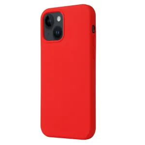 RUBBER Ochranný kryt pre Apple iPhone 15 Plus červený