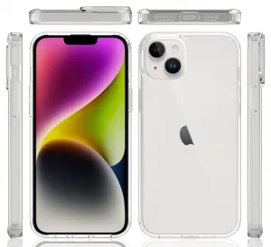 SHOCK Extra odolný kryt Apple iPhone 15 Plus priehľadný