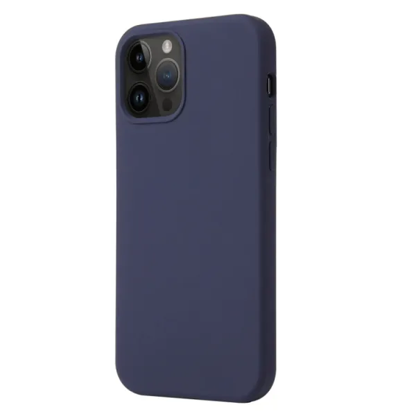 RUBBER Ochranný kryt pre Apple iPhone 15 Pro Max modrý