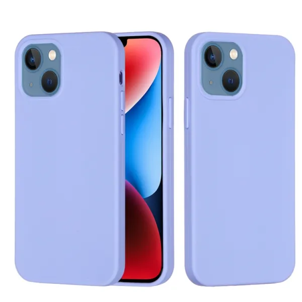 RUBBER Ochranný kryt pre Apple iPhone 15 fialový