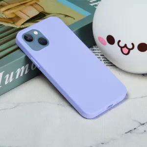 RUBBER Ochranný kryt pre Apple iPhone 15 Plus fialový