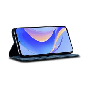 DENIM Peňaženkový kryt pre Huawei Nova Y90 modrý