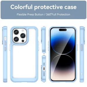 CRYSTAL Ochranný kryt Apple iPhone 15 Pro modrý