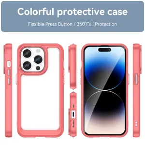 CRYSTAL Ochranný kryt Apple iPhone 15 Pro červený