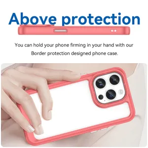 CRYSTAL Ochranný kryt Apple iPhone 15 Pro červený
