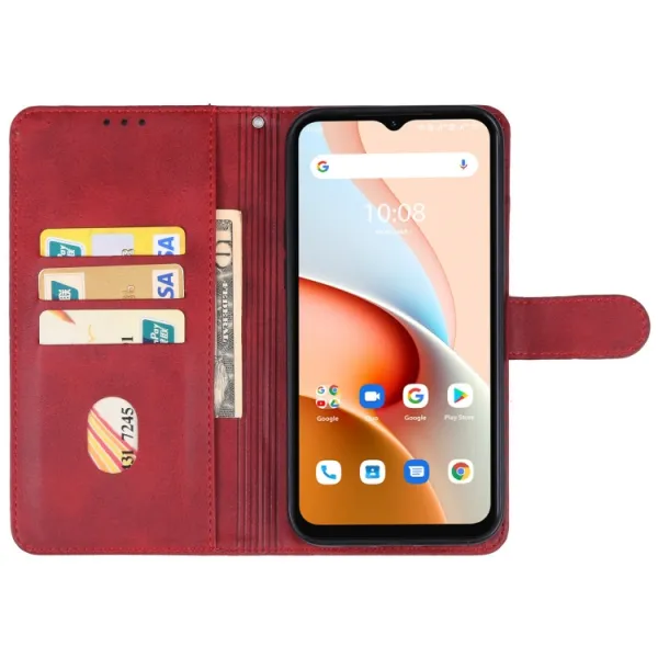 SMOOTH Peňaženkové puzdro pre Umidigi G3 Plus červené