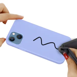 RUBBER Ochranný kryt pre Apple iPhone 15 Plus fialový