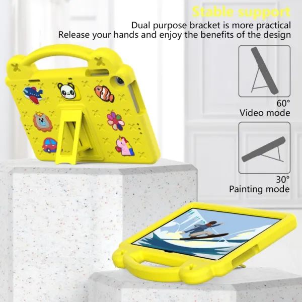 FANY Detský obal na tablet pre Honor Pad X8 žltý