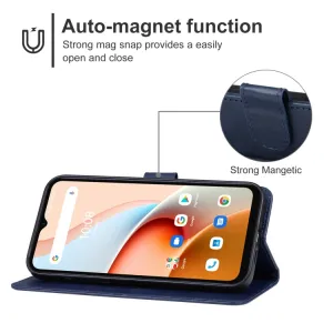 SMOOTH Peňaženkové puzdro pre Umidigi G3 Plus modré