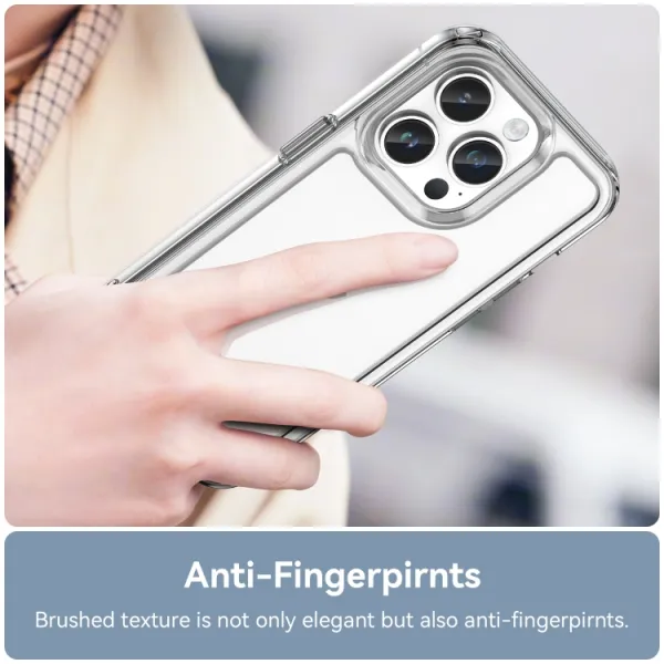 CRYSTAL Ochranný kryt Apple iPhone 15 Pro priehľadný