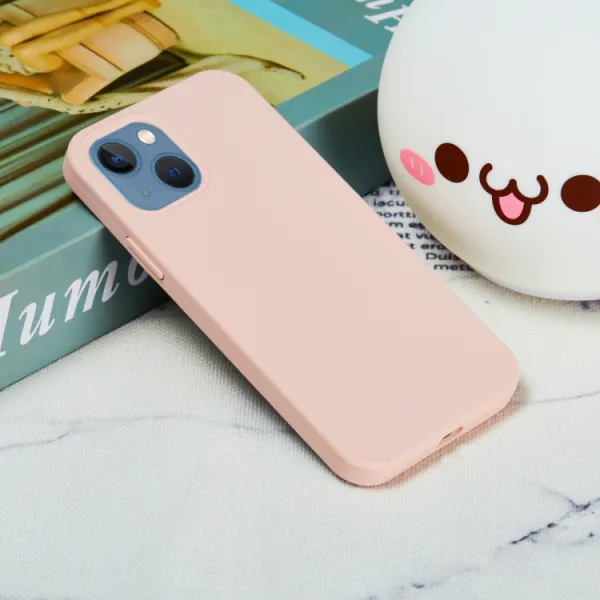 RUBBER Ochranný kryt pre Apple iPhone 15 Plus ružový