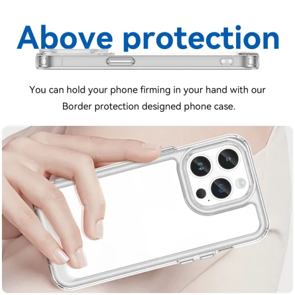 CRYSTAL Ochranný kryt Apple iPhone 15 Pro priehľadný