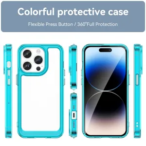 CRYSTAL Ochranný kryt Apple iPhone 15 Pro tyrkysový