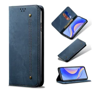 DENIM Peňaženkový kryt pre Huawei Nova Y90 modrý