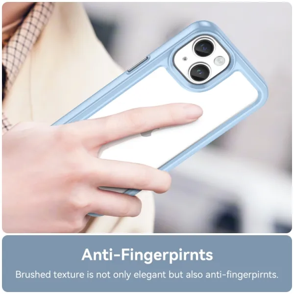 CRYSTAL Ochranný kryt Apple iPhone 15 modrý