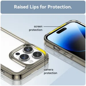 CRYSTAL Ochranný kryt Apple iPhone 15 Pro šedý