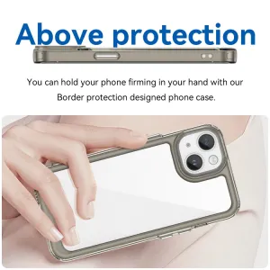 CRYSTAL Ochranný kryt Apple iPhone 15 Plus šedý