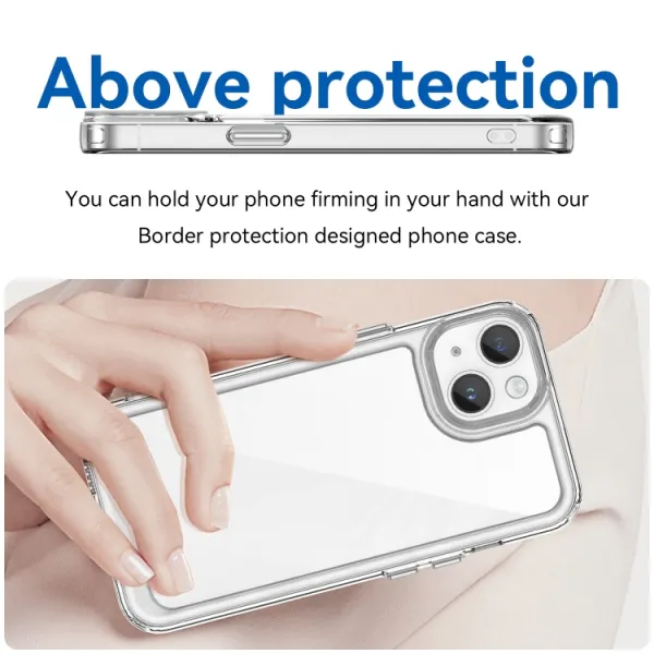CRYSTAL Ochranný kryt Apple iPhone 15 Plus priehľadný