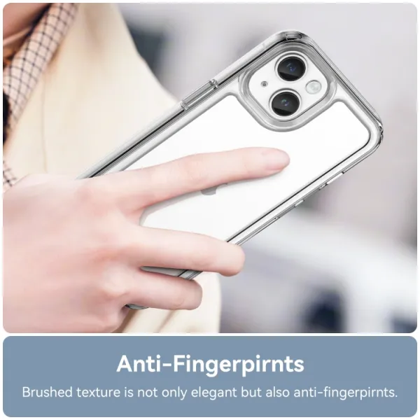CRYSTAL Ochranný kryt Apple iPhone 15 Plus priehľadný