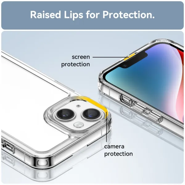 CRYSTAL Ochranný kryt Apple iPhone 15 Plus priehľadný