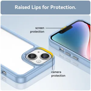 CRYSTAL Ochranný kryt Apple iPhone 15 modrý