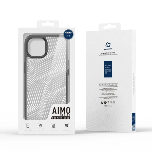 DUX AIMO Ochranný kryt pre Apple iPhone 15 čierny