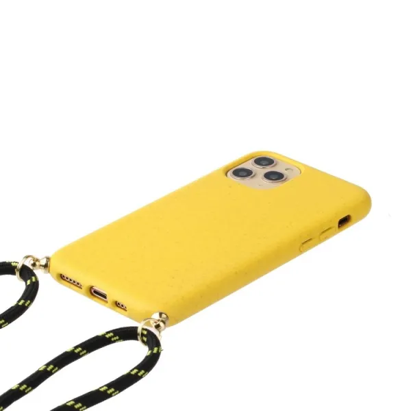 ROPE Kryt so šnúrkou Apple iPhone 15 Pro Max žltý