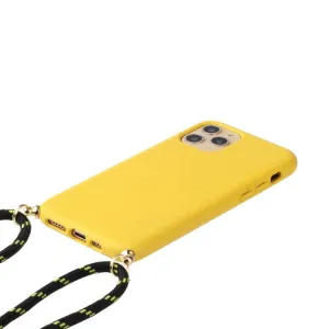 ROPE Kryt so šnúrkou Apple iPhone 15 Pro Max žltý